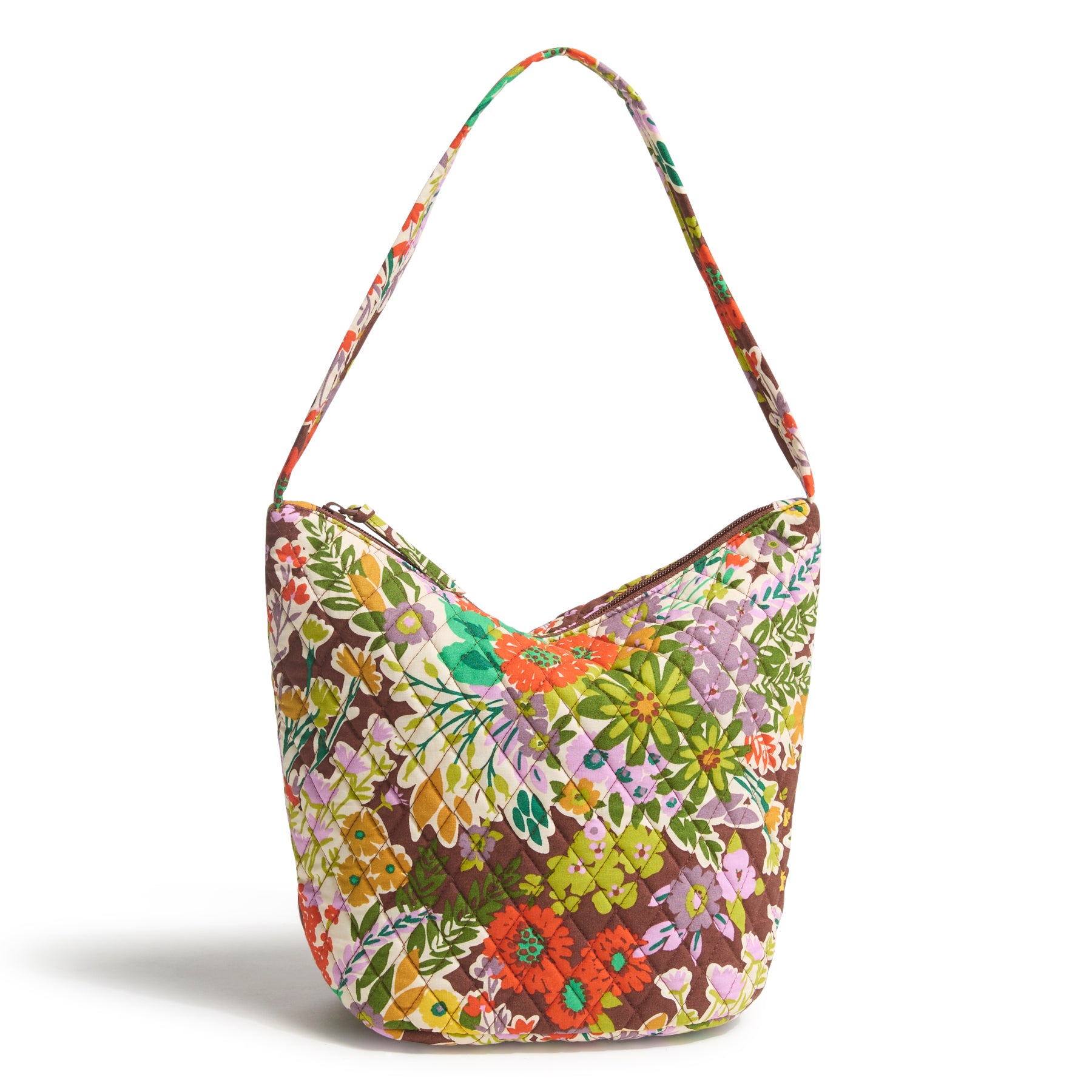 

Сумка-ведро Outlet из хлопка с напуском Vera Bradley, цвет evening garden