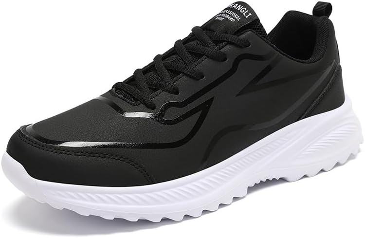 

Мужские спортивные кроссовки для бега Легкие Удобные для тенниса, тренажерного зала, тренировок и бега Generic, белый/черный