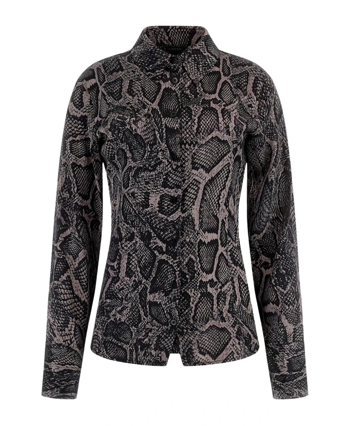 

Новая корсетная рубашка с длинными рукавами Guess, мультиколор