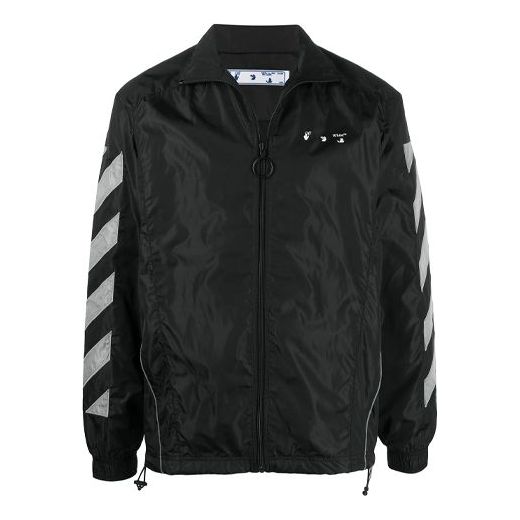 

Куртка ss21 side sleeve stripe training jacket black Off-White, черный