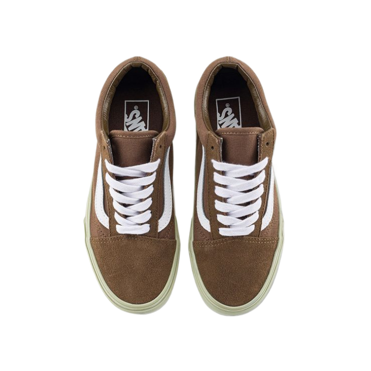 Кроссовки Old Skool Low top Skateboard Shoes Unisex Vans, коричневый — фото 4