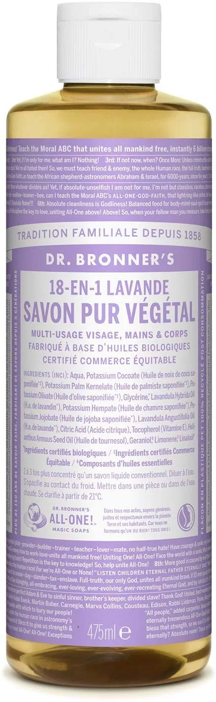 Органическое жидкое мыло «Lavender Pure Castil» от Dr. Bronner's, 946 мл Dr. Bronner'S
