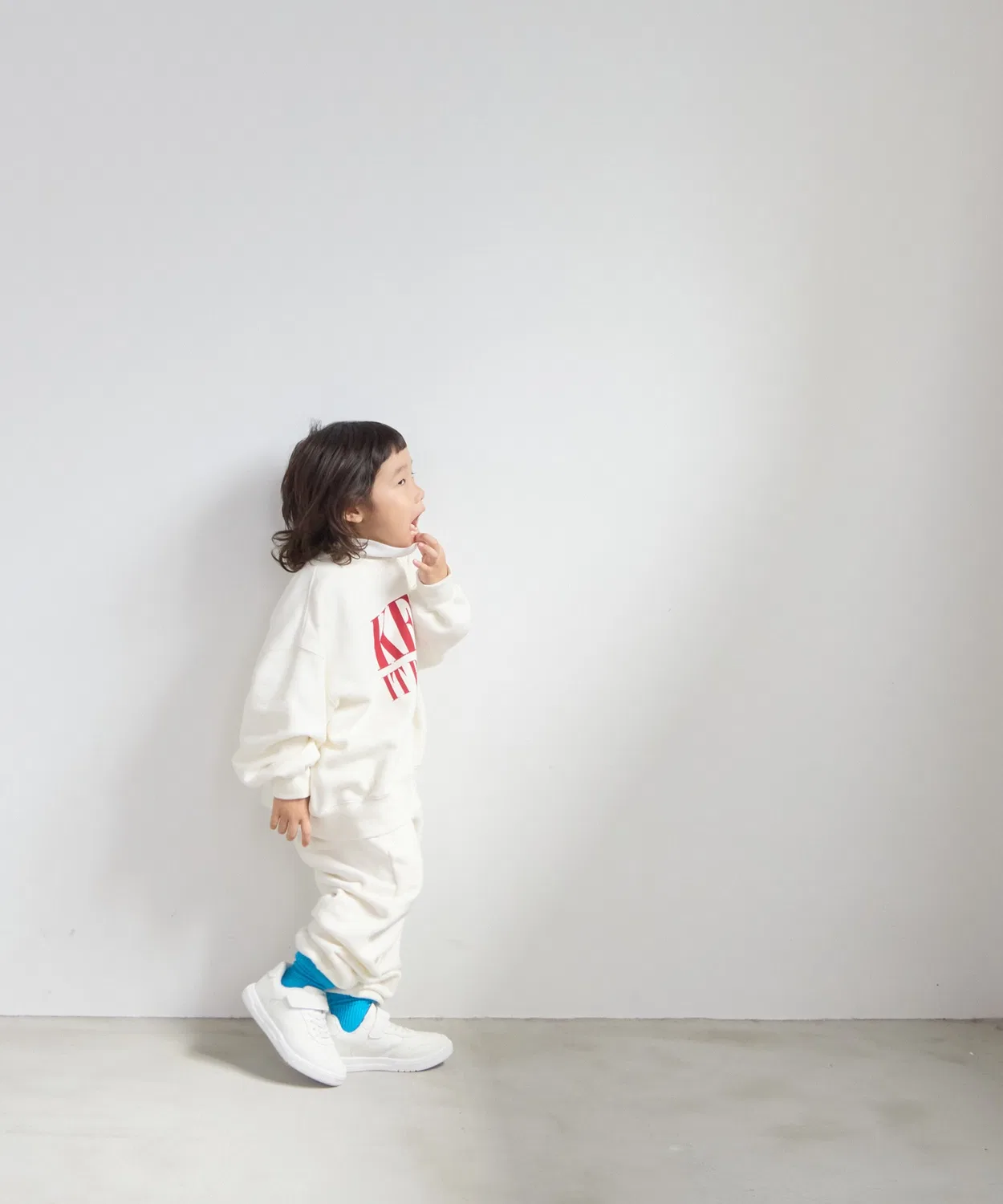 Свитшот оверсайз с рукавом реглан Lowry Kids хлопок красный — фото 3