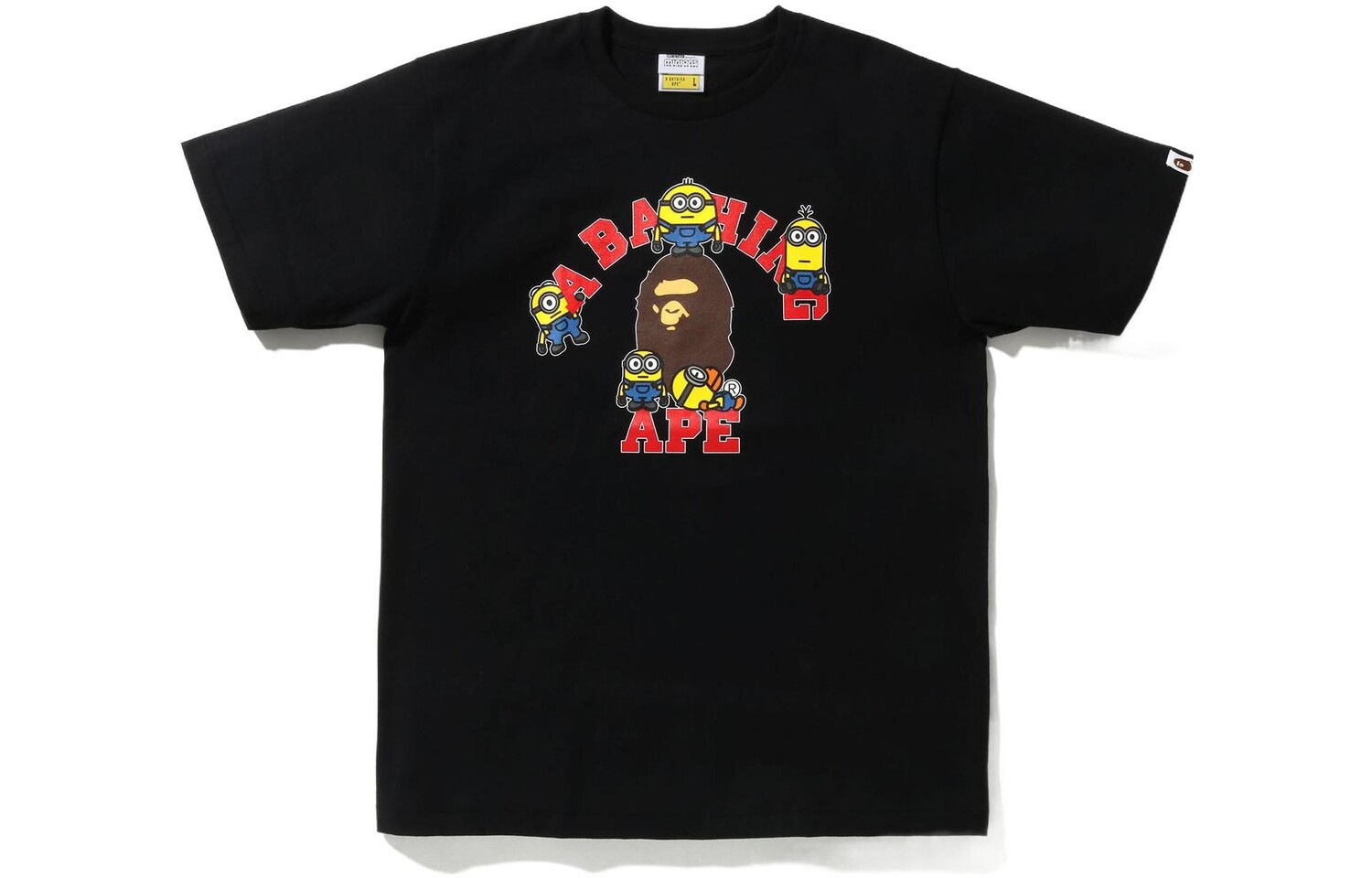 

Футболка Minions X Bape X Minions для мужчин A Bathing Ape, черный