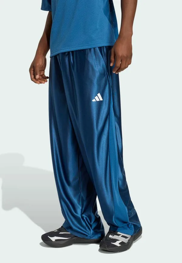 Блестящие спортивные штаны для стадиона Adidas Sportswear, Dusky Petrol Ray Blue White