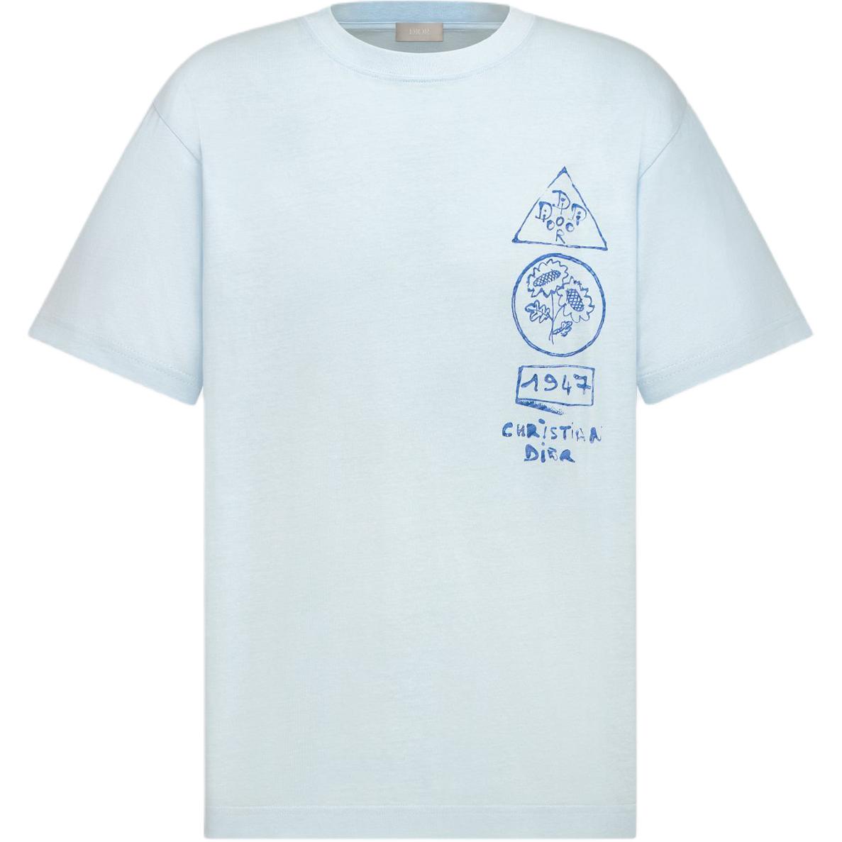 

DIOR Футболка Men's Blue, Синий, DIOR Футболка Men's Blue