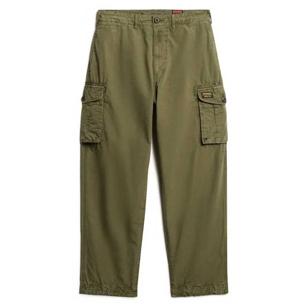 

Брюки карго Superdry Parachute Light, зеленый
