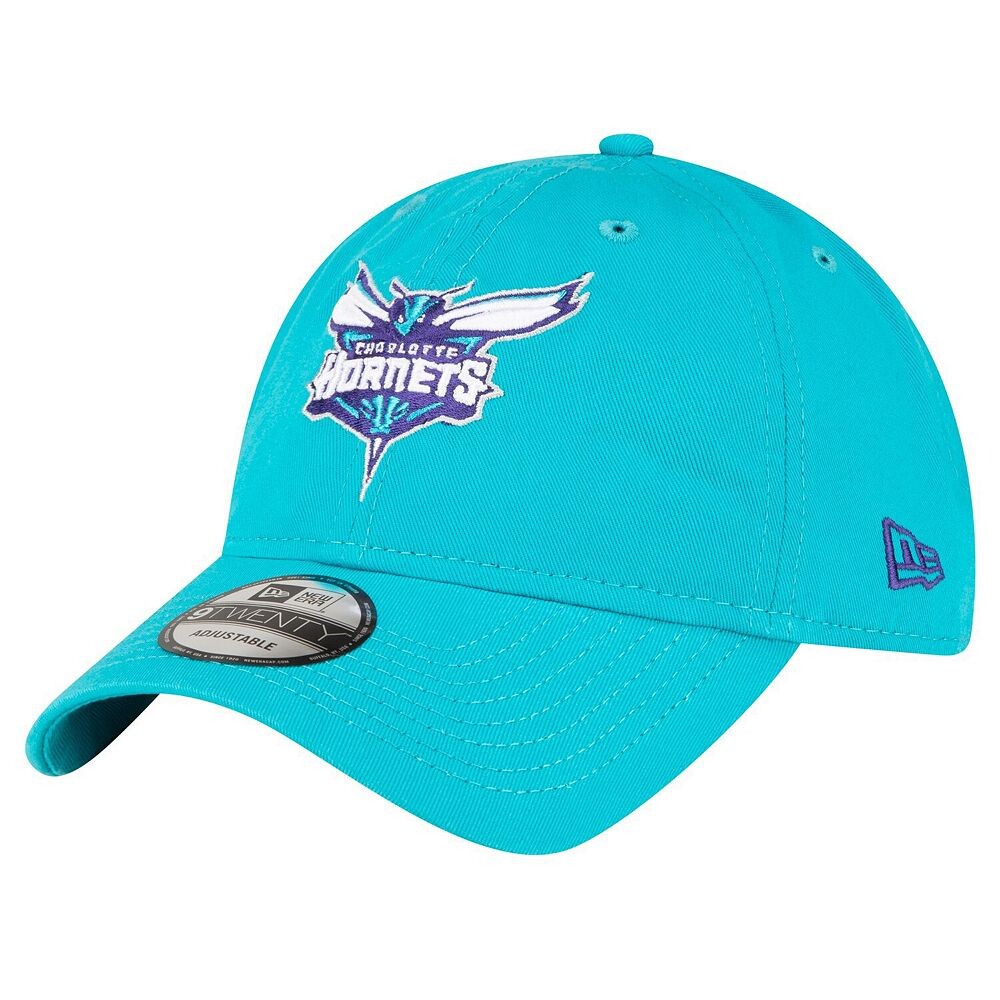 

Мужская регулируемая шапка New Era Teal Charlotte Hornets Team 2.0 9TWENTY, цвет Chr Blue