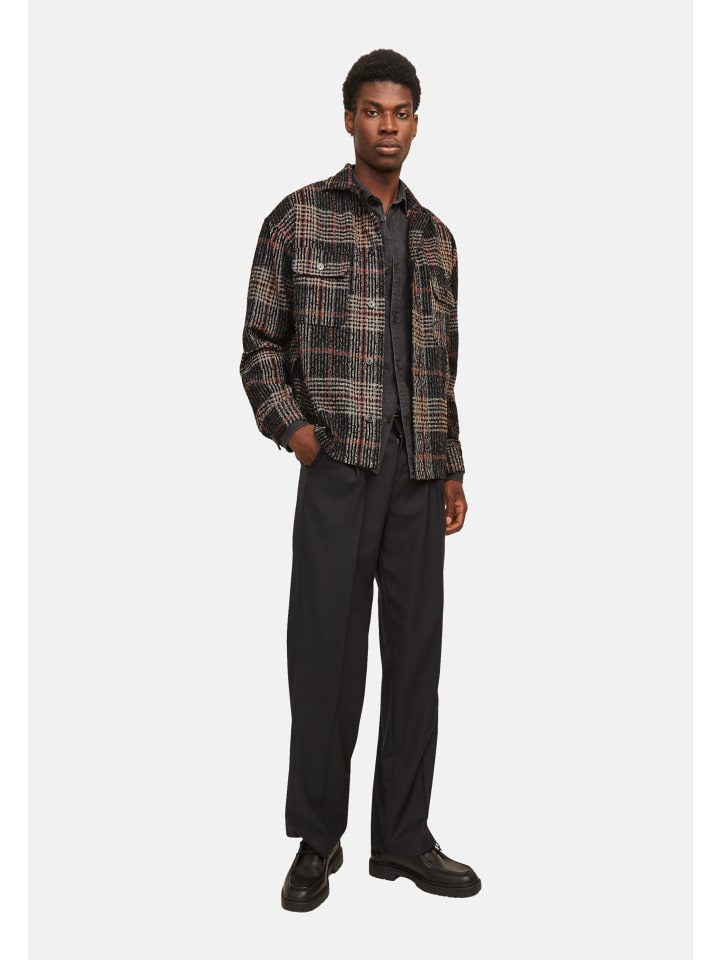 

Рубашка Jack & Jones Hemd 'Roxbury Boucle', черный
