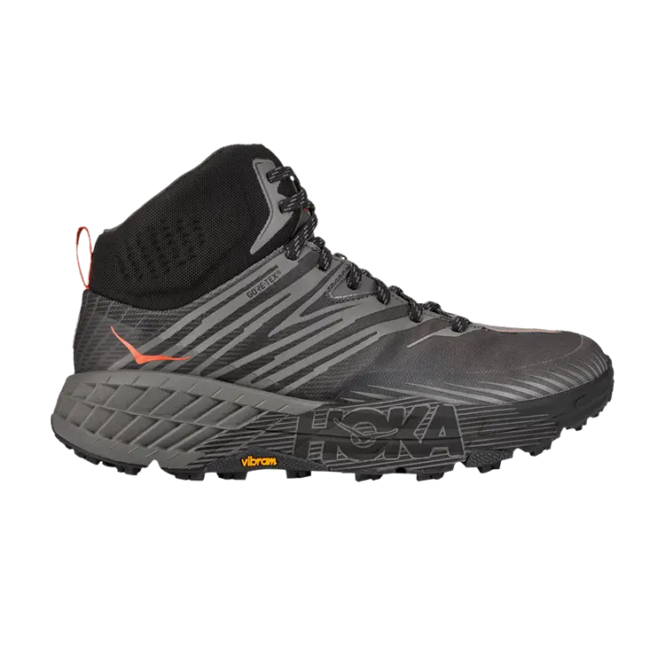 

Кроссовки HOKA Speedgoat 2 Mid GORE-TEX Anthracite Dark Gull Grey, черный