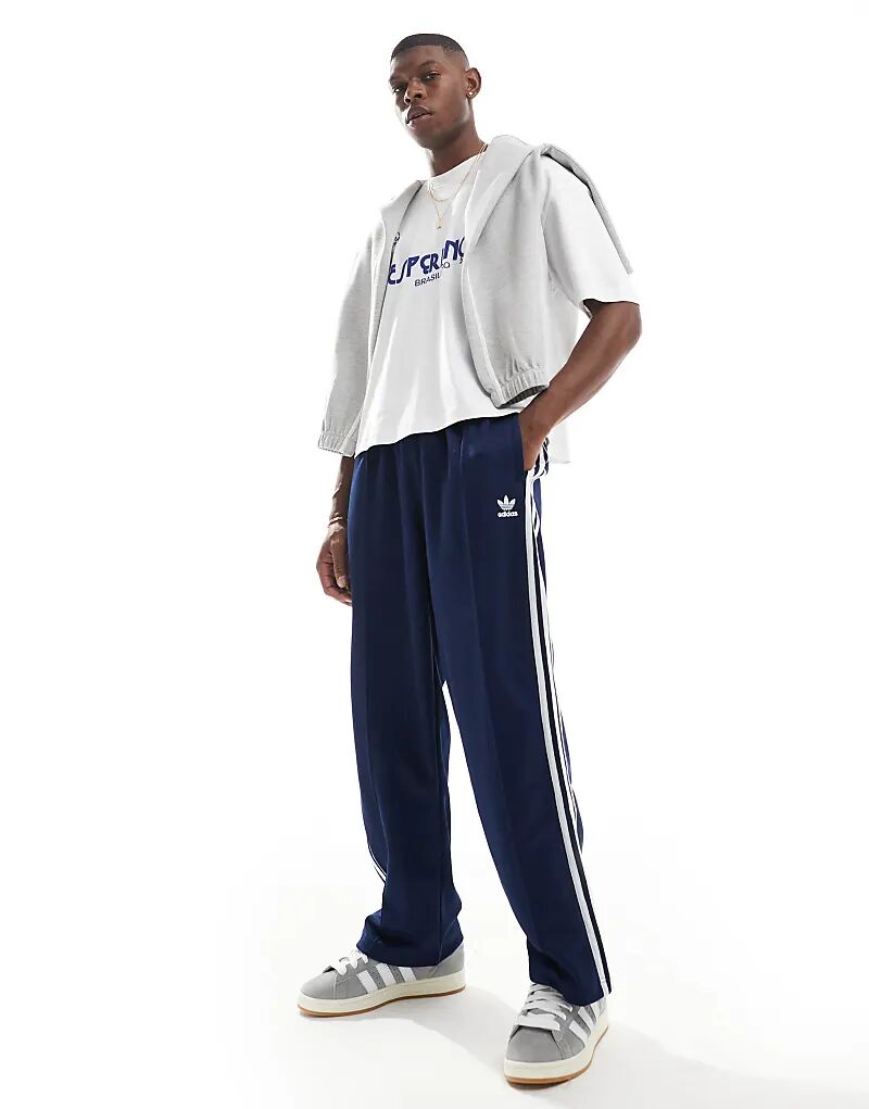 

Спортивные брюки свободного кроя Adicolor цвета индиго adidas Originals