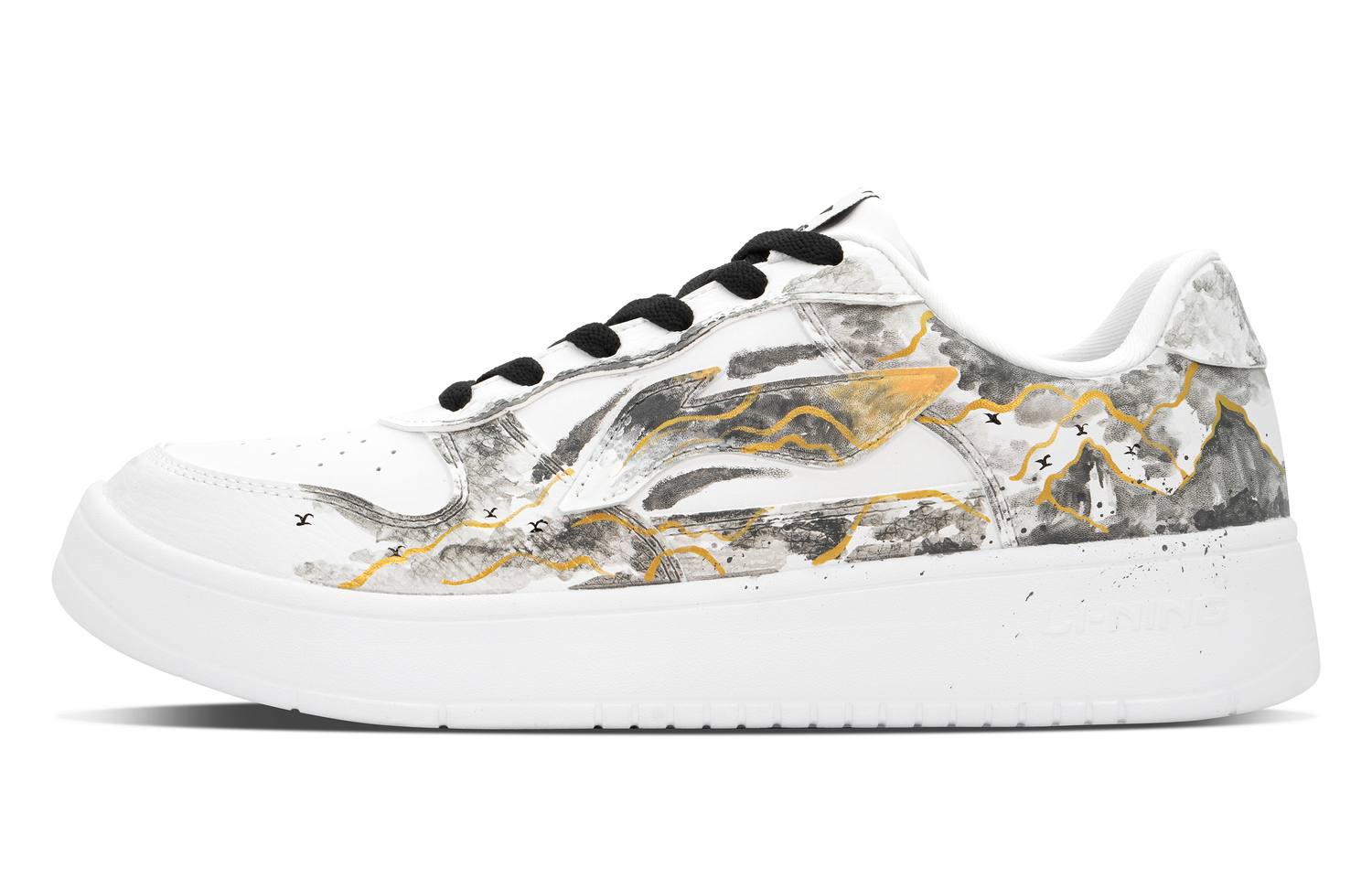 

Понтонные лодки устойчивые к истиранию дышащие низкие скейтерские кроссовки men's gray white yellow LINING, серый белыйжелтый