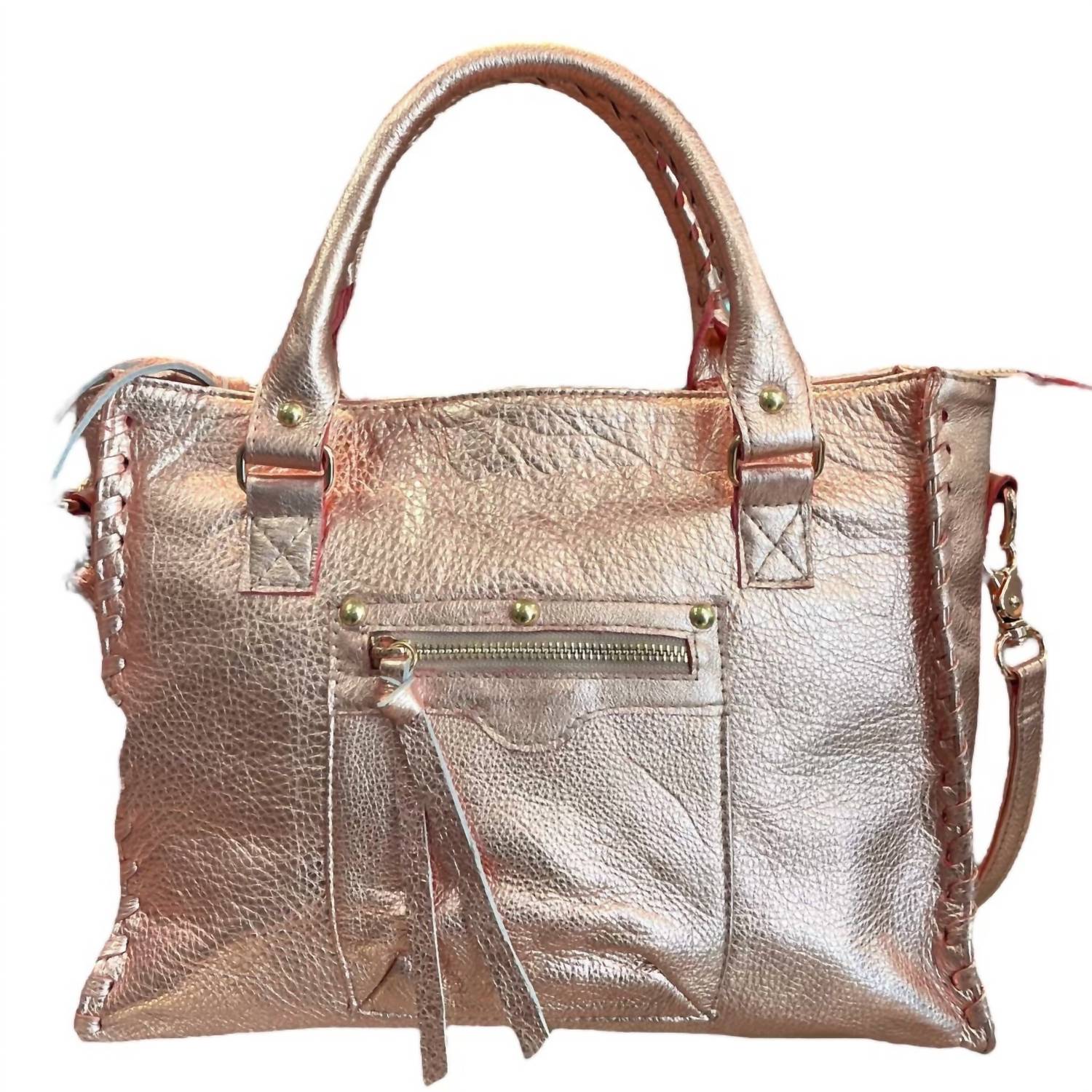 

Сумка Jagger Satchel в розовом золоте LAGGO, Розовый, Сумка Jagger Satchel в розовом золоте LAGGO