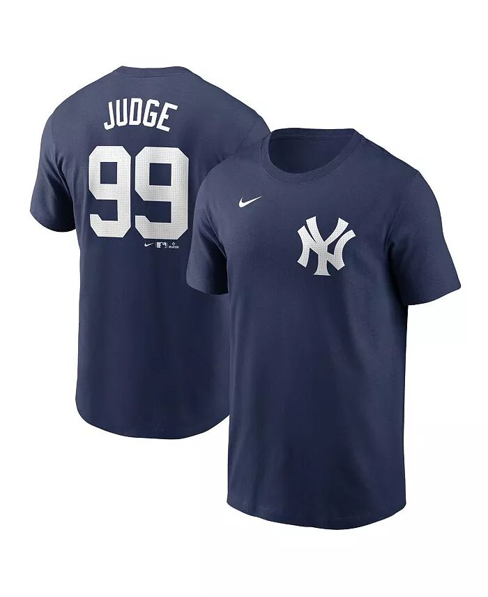 

Футболка Nike Men's Aaron Judge Navy New York Yankees Fuse с номером имени Fanatics