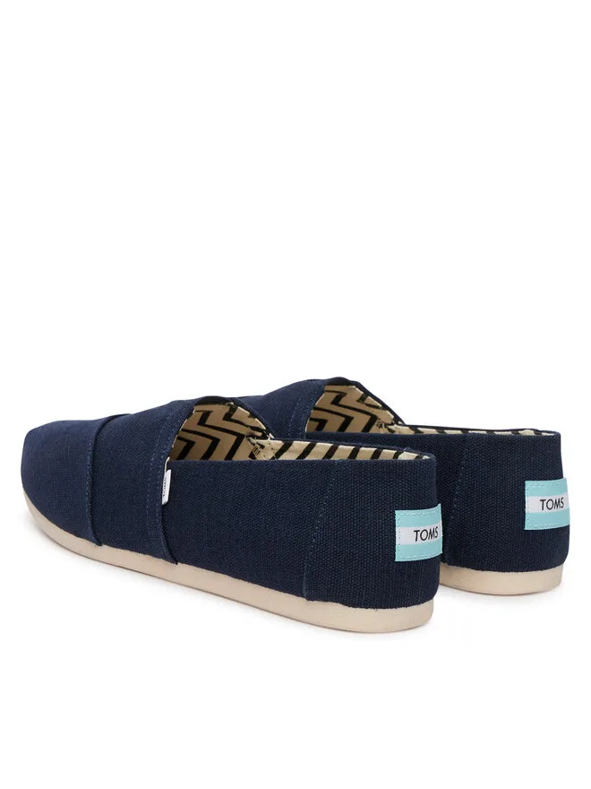Toms Туфли Alpargata Classic 10020787 темно-синего цвета — фото 3