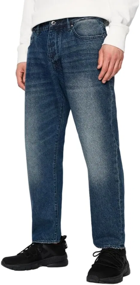 Джинсы мешковатые Emporio Armani, Индиго