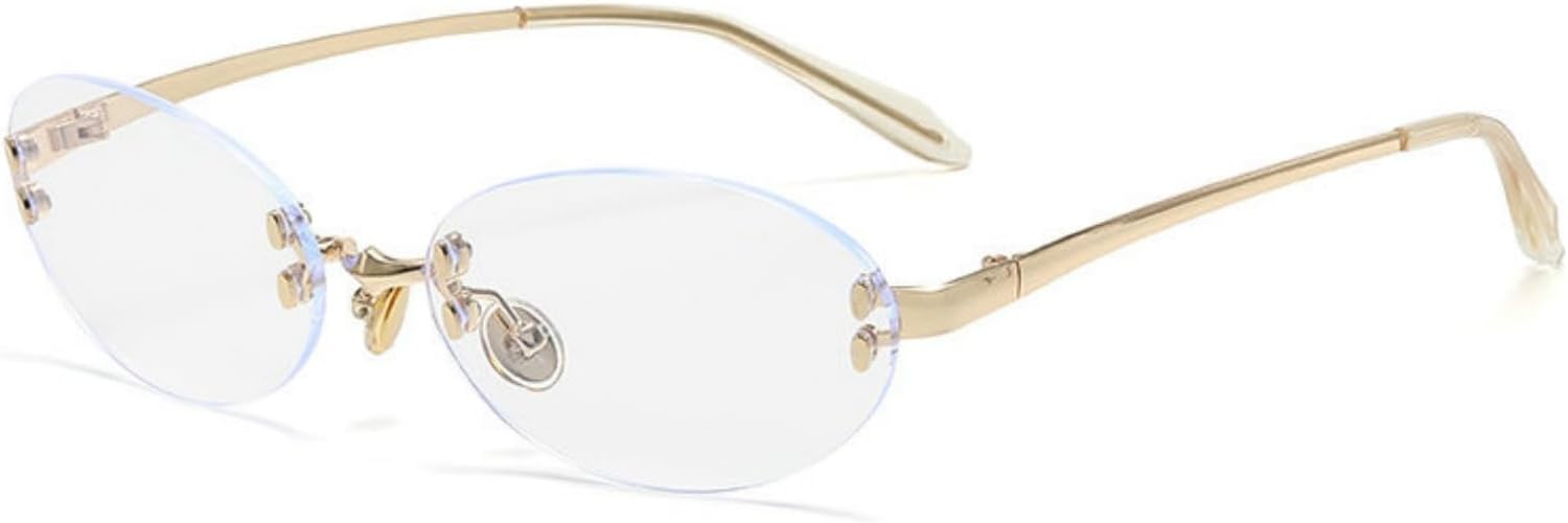 

Солнцезащитные очки Willochra без оправы, милые, в стиле ретро, ​​овальные, для женщин и мужчин, в стиле Y2K 90-х, маленькие, симпатичные, в круглой металлической оправе, C5