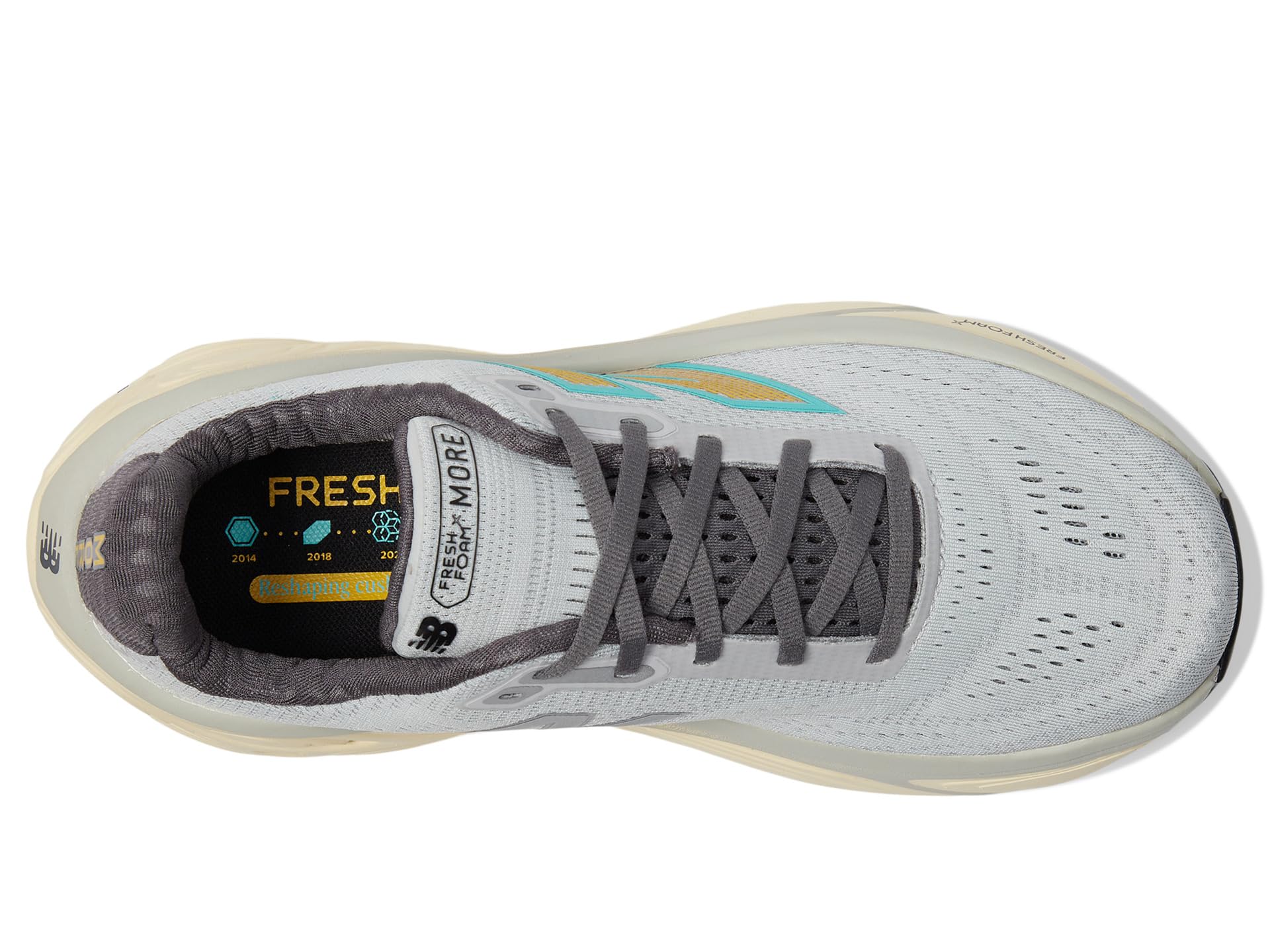 Кроссовки New Balance Fresh Foam X More V5, Brighton Grey/Calcium — фото 2
