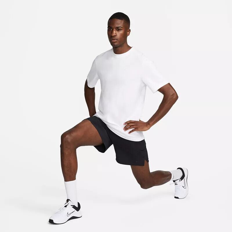 Мужская футболка для тренинга с короткими рукавами Nike Dri-FIT Primary, белый — фото 2