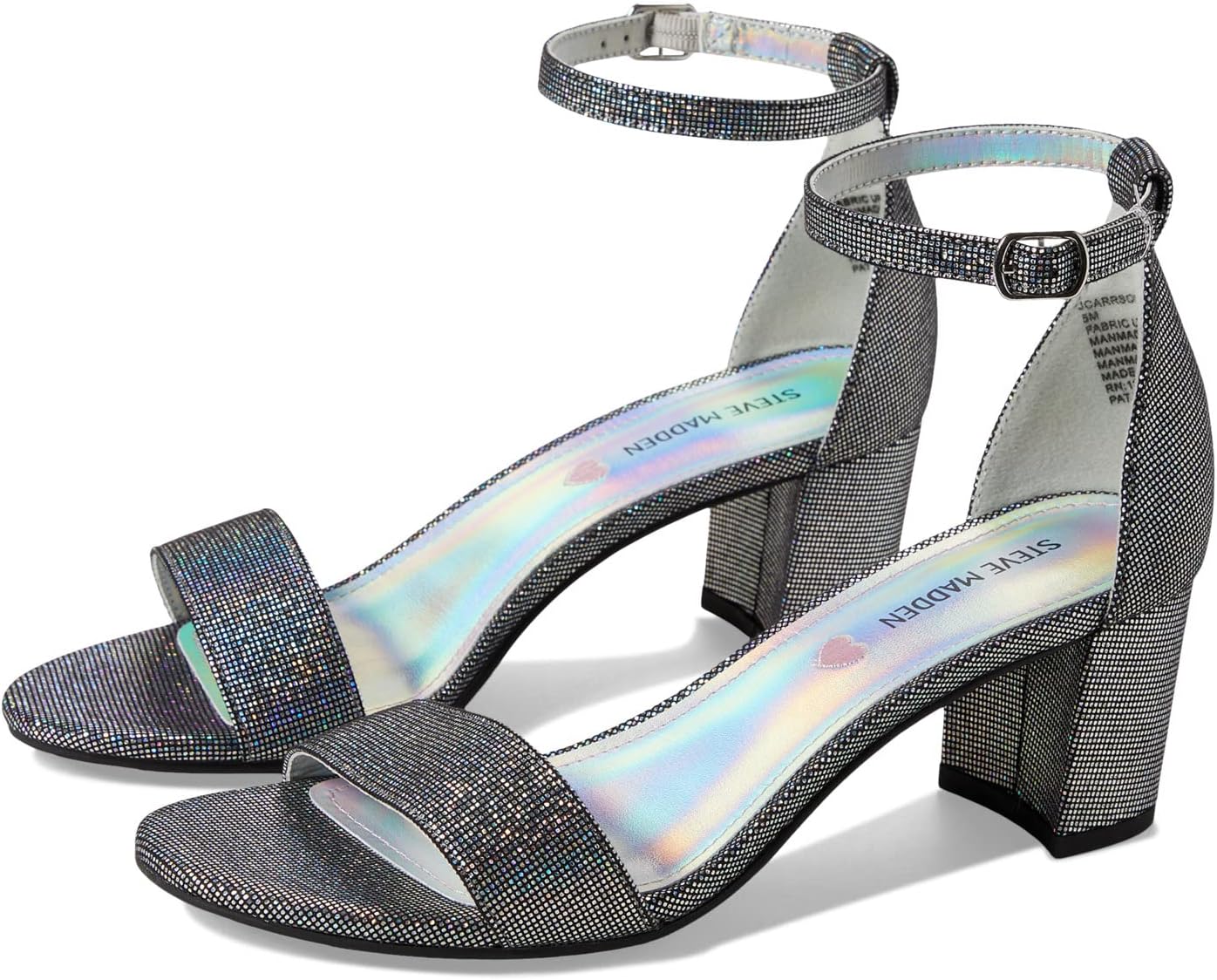 

Туфли Steve Madden Kids Carrson, Pewter Iridescent