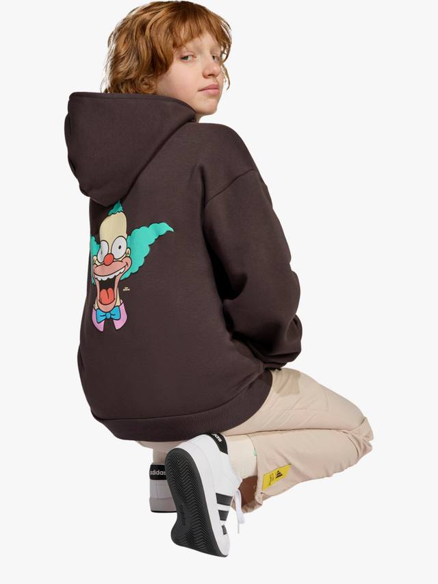 Детская толстовка из хлопковой смеси x The Simpsons adidas, Brown — фото 4