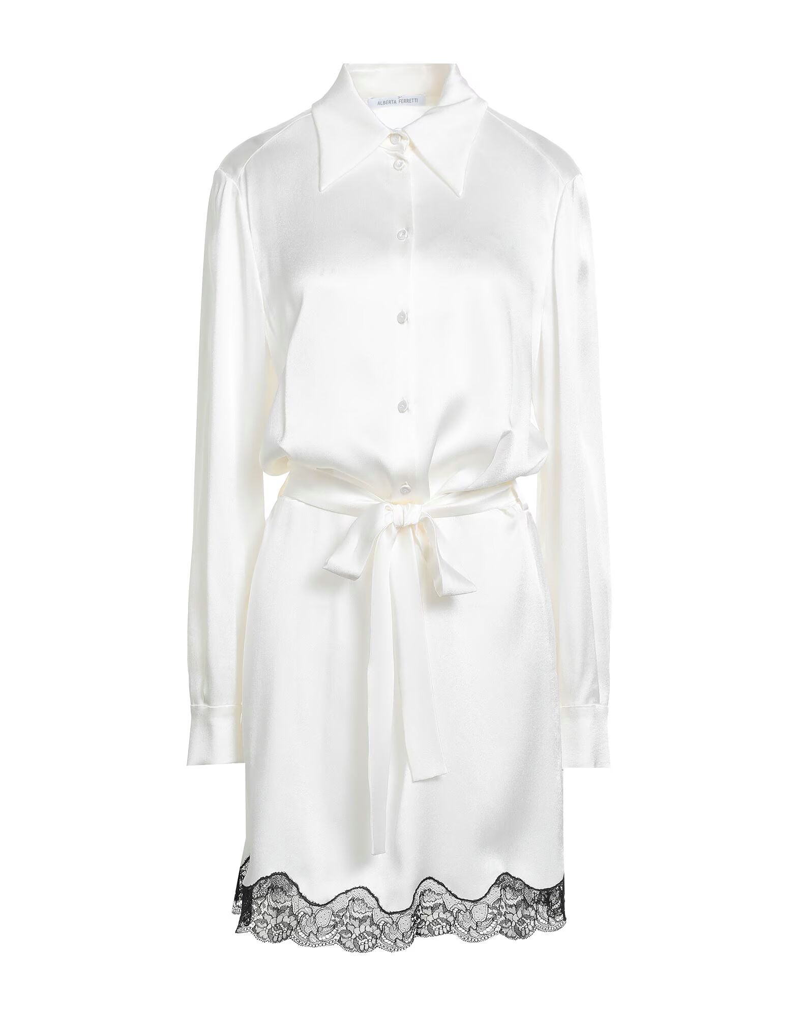 

Платье миди Alberta Ferretti, кремовый