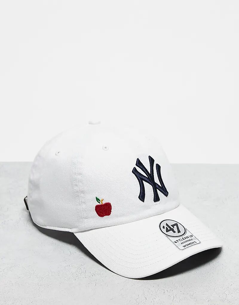 

Кепка NY Yankees с контрастной вышивкой белого цвета 47 Brand