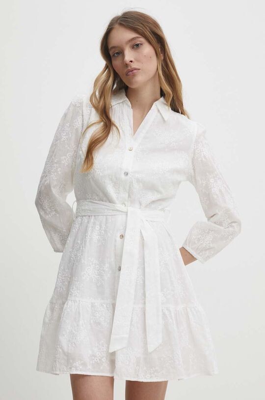 

Хлопковое платье Answear Lab, белый