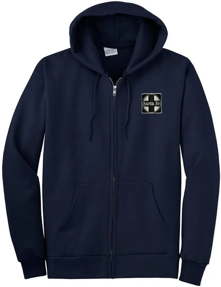 

Толстовка с капюшоном и молнией AT&SF Santa Fe Black Cross Daylight Sales