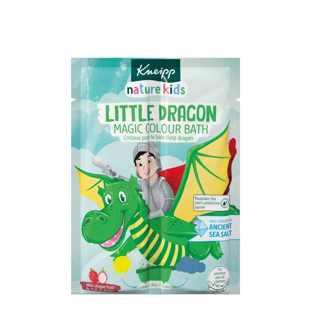 

Волшебная двухцветная соль для ванн с фруктами дракона Kneipp Nature Kids, 2x20 гр