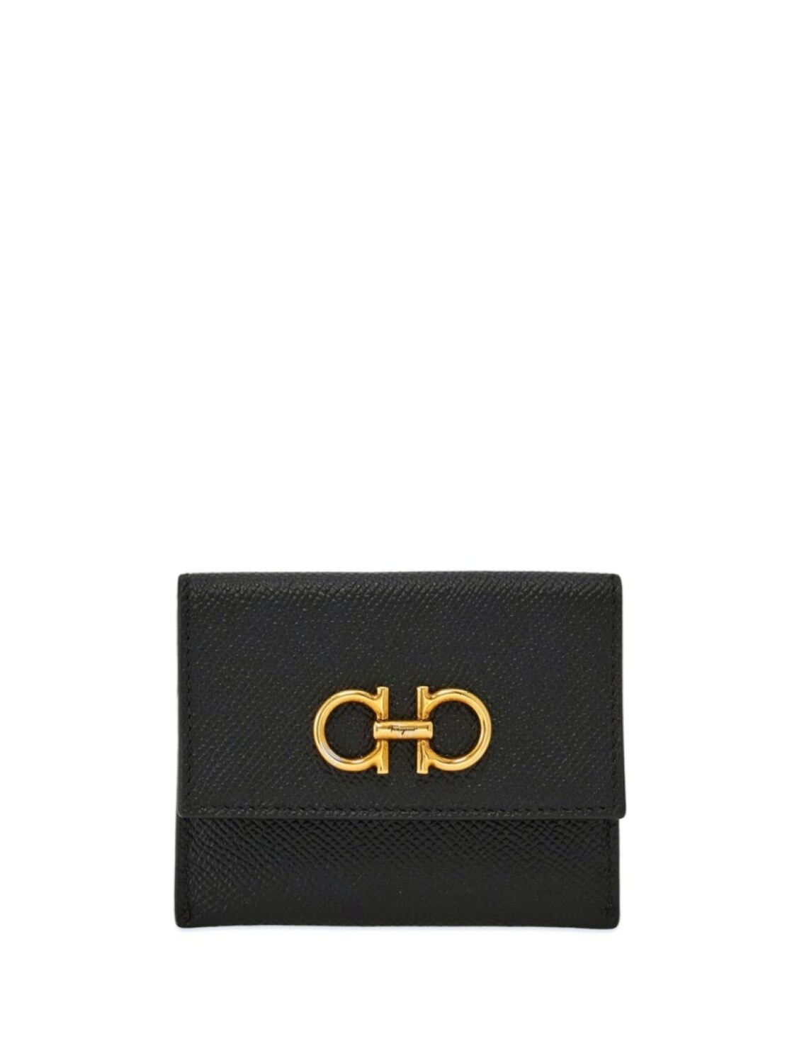 

Картхолдер с декором Gancini Ferragamo, черный