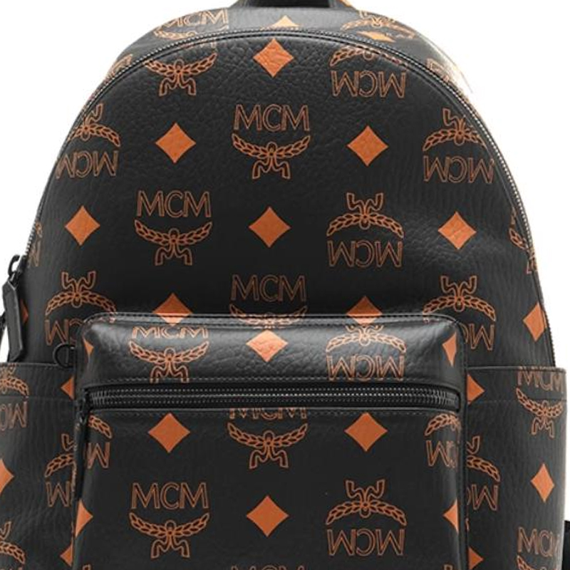 

Повседневный рюкзак среднего размера унисекс черный MCM