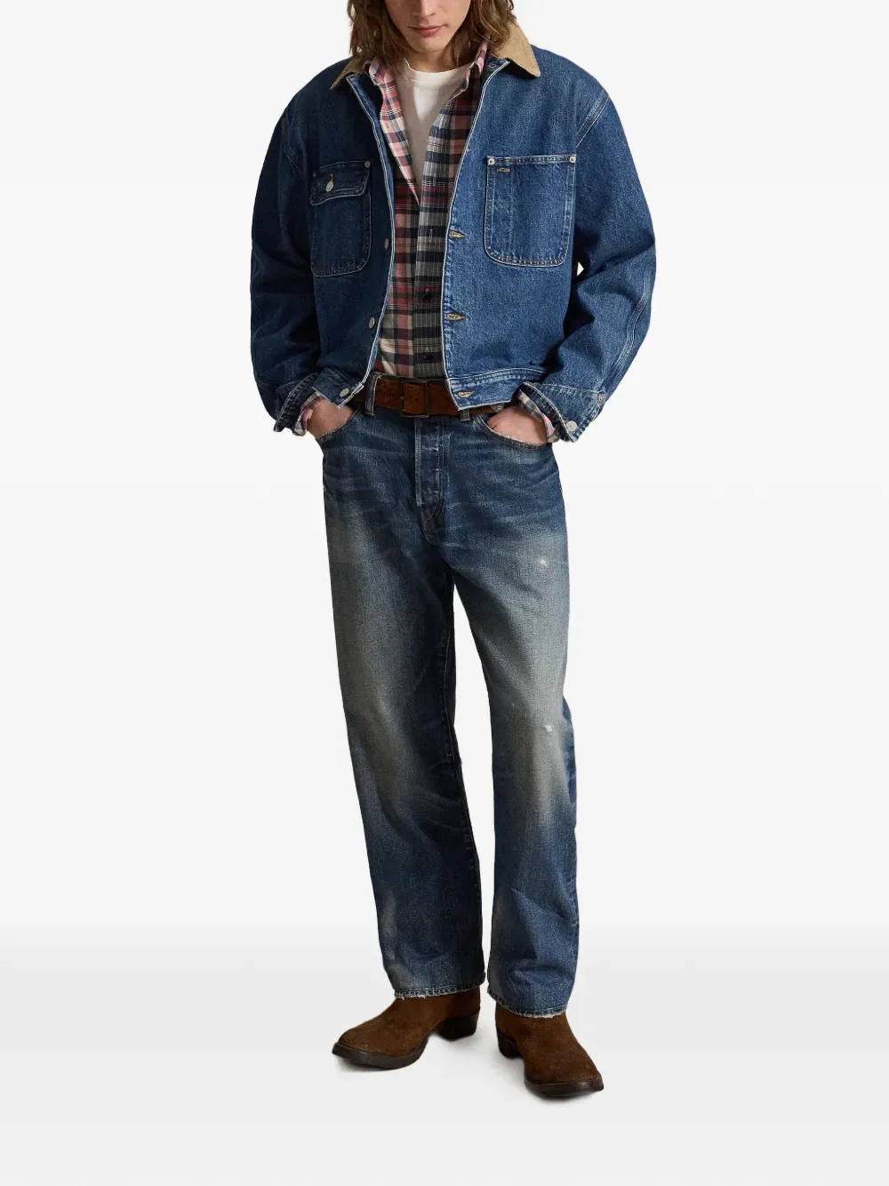 Джинсовая куртка Dungaree Polo Ralph Lauren, синий — фото 2