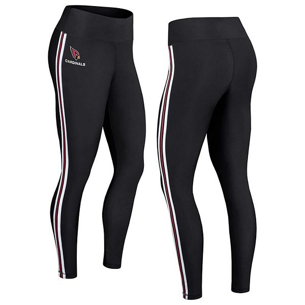 

Женские черные леггинсы Arizona Cardinals с цветными блоками Wear By Erin Andrews