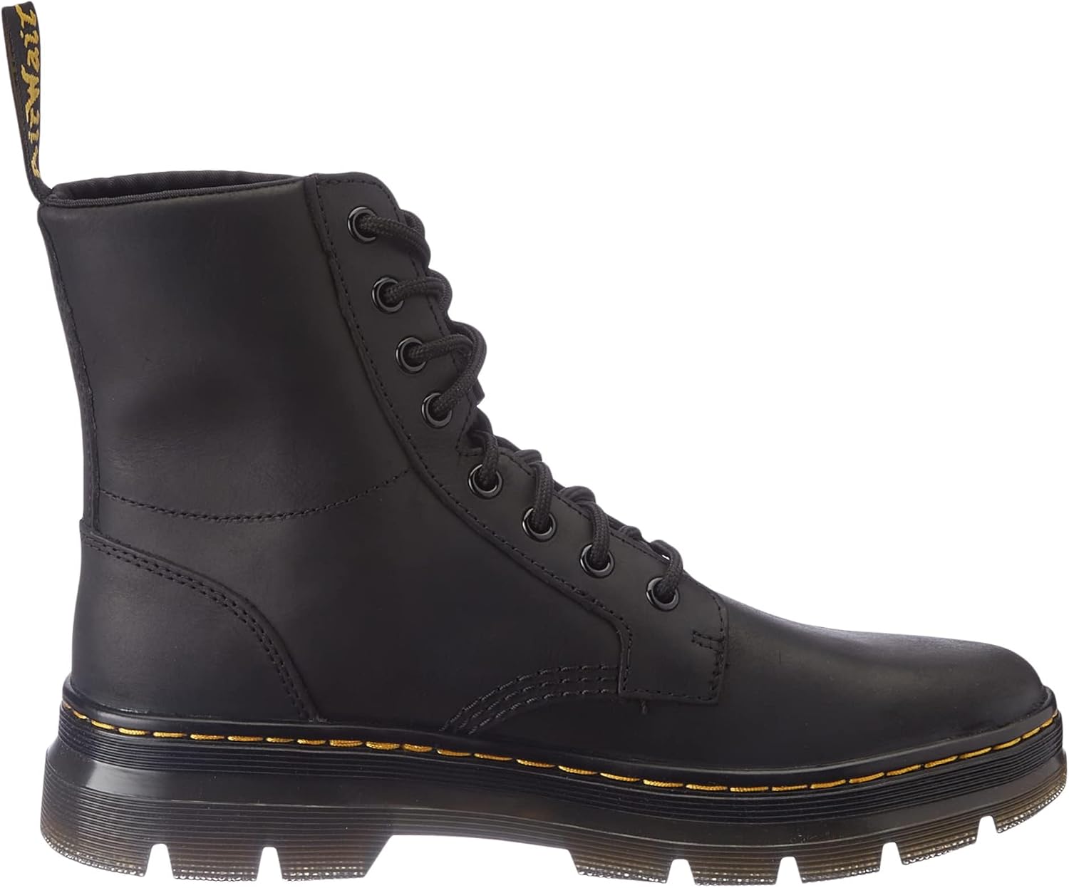 Dr. Martens unisex-adult кожаные ботинки Combs, Black Wyoming — фото 2
