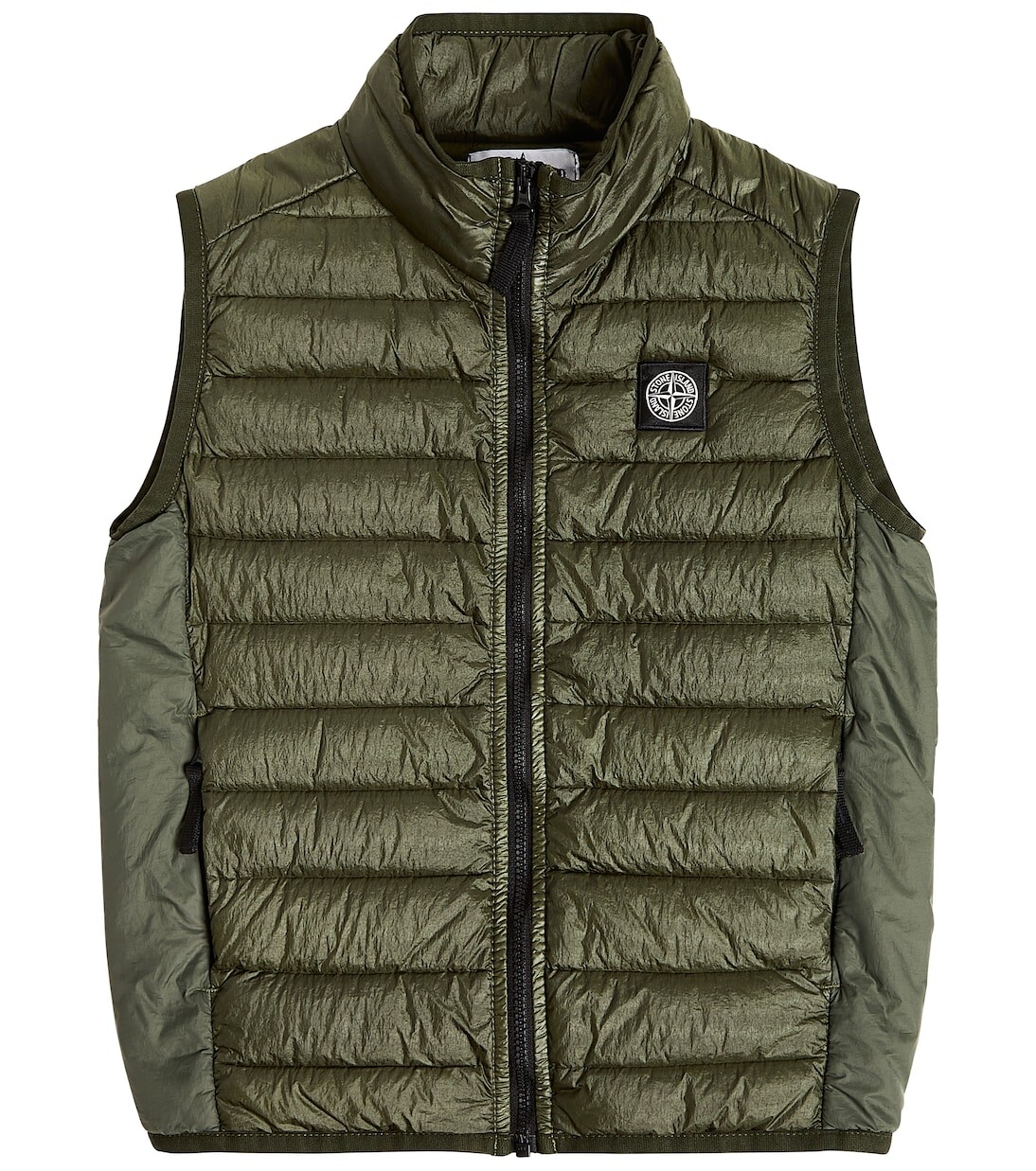 

Пуховик compass Stone Island Junior, зеленый