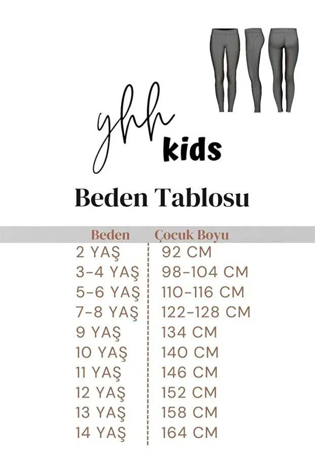 Детские леггинсы для девочек хлопковые Yhh Kids, Black — фото 3