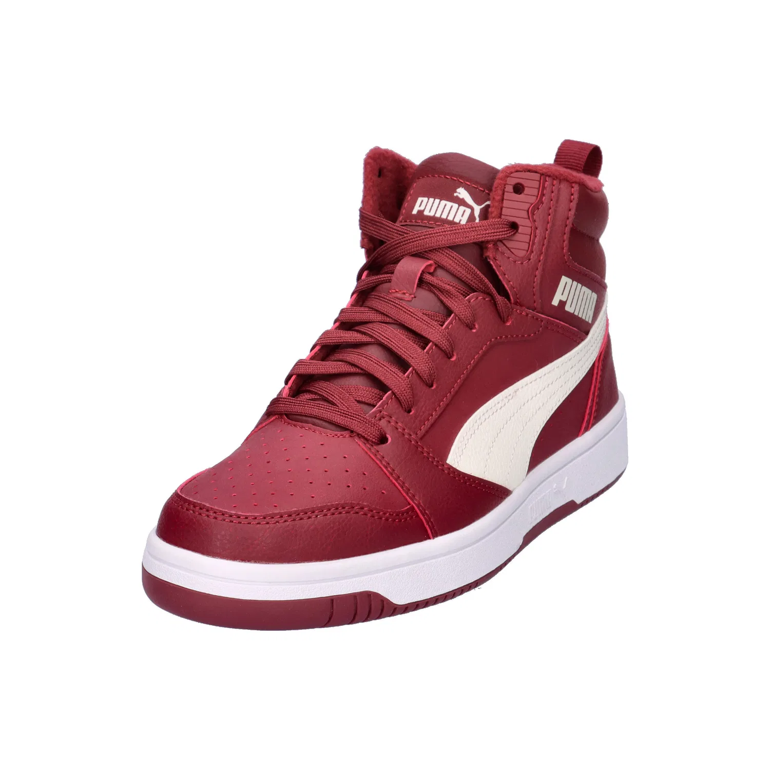 Детские кроссовки с высоким верхом Rebound V6 Mid WTR Jr Puma, Rot — фото 4