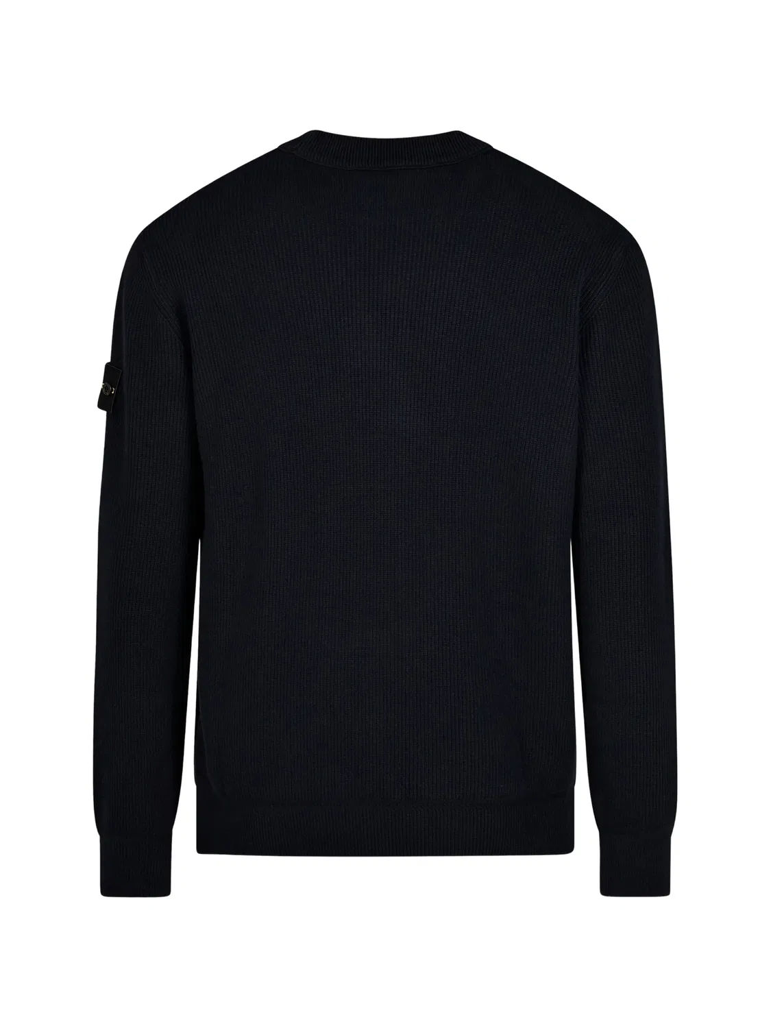 Stone Island Джемпер с круглым вырезом кашемир/хлопок синий — фото 3