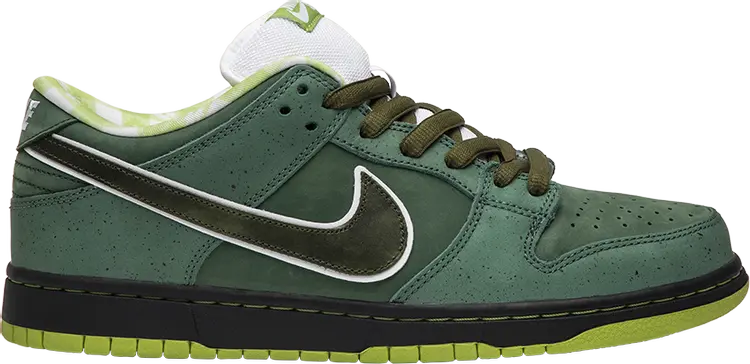 

Кроссовки Nike Concepts x Dunk Low SB 'Green Lobster', зеленый