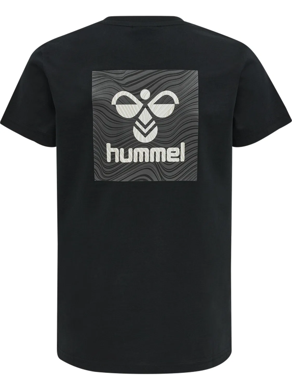 Детская футболка с принтом Hmloffgrid Hummel, Schwarz Hellzinngrau — фото 3