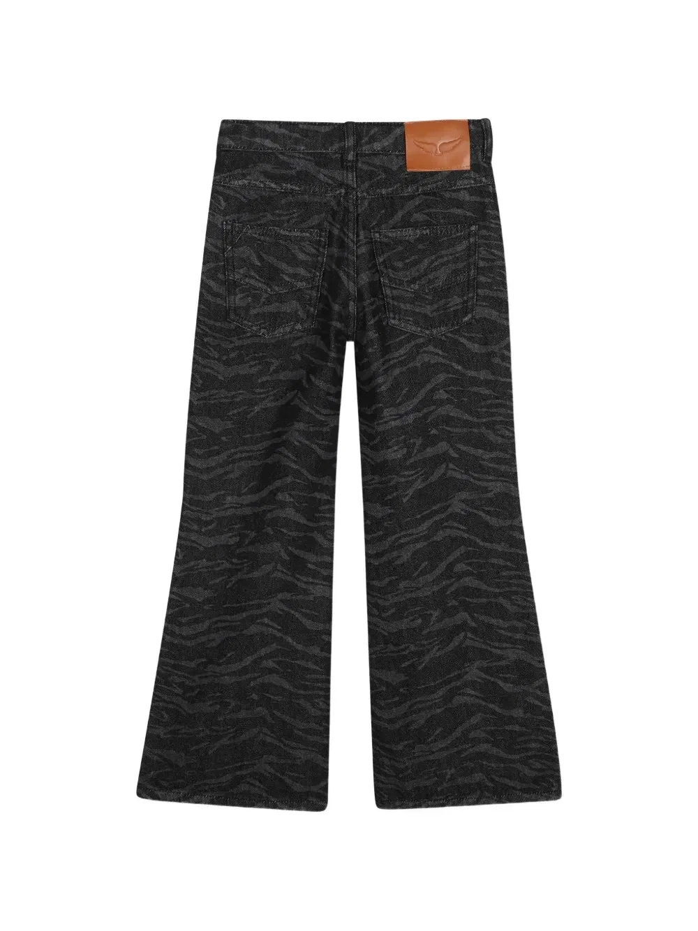 Джинсы с принтом Zadig & Voltaire Kids, черный — фото 2