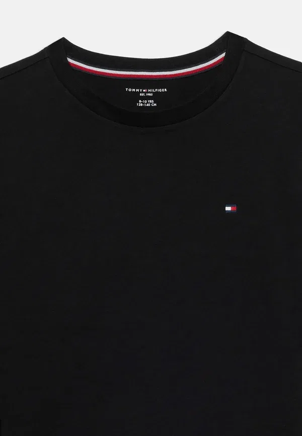 Комплект футболок с длинным рукавом, хлопковые, signature long sleeve lounge t-shirts, Tommy Hilfiger, White, белый — фото 4