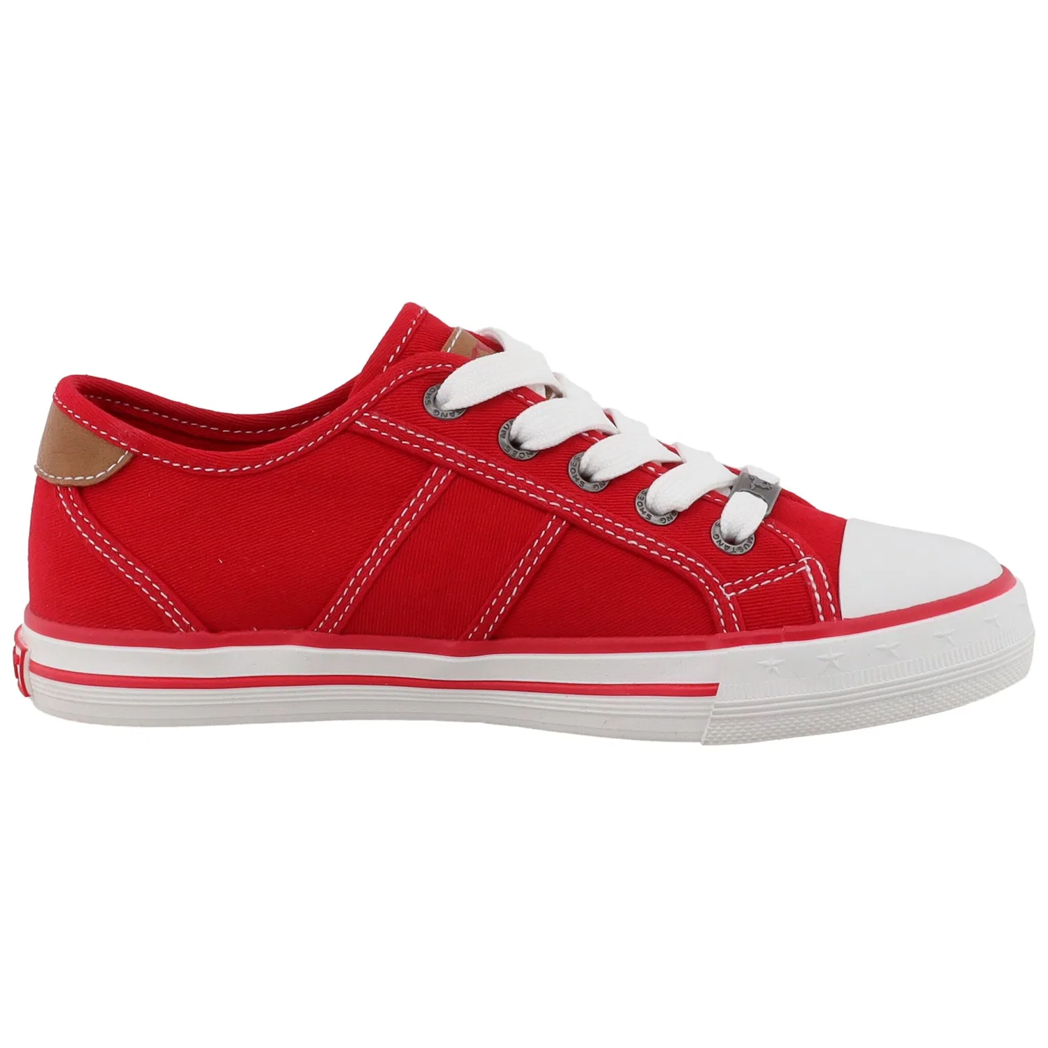 Детские кроссовки с контрастной отделкой Mustang Shoes, Red — фото 4