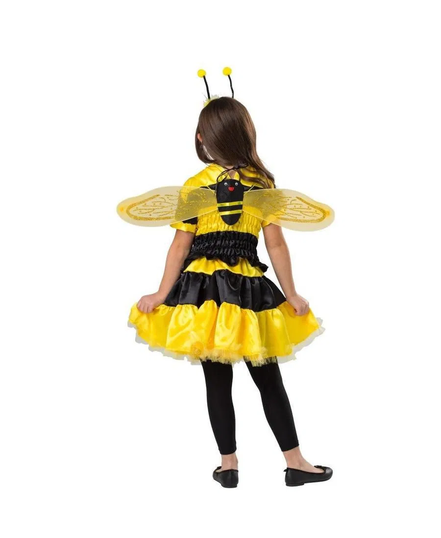 Костюм пчелки с юбкой и крыльями Bumblebee Costume Set Dress Up America, Yellow / Black — фото 4