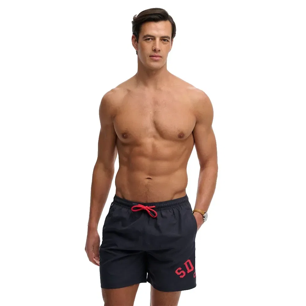 Плавки с принтом Superdry, синий — фото 4