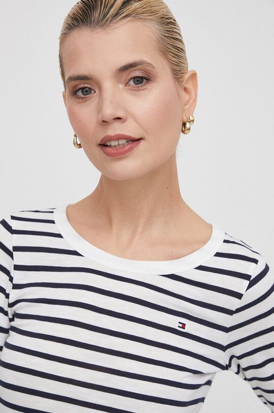 

Лонгслив из хлопка Tommy Hilfiger, темно-синий