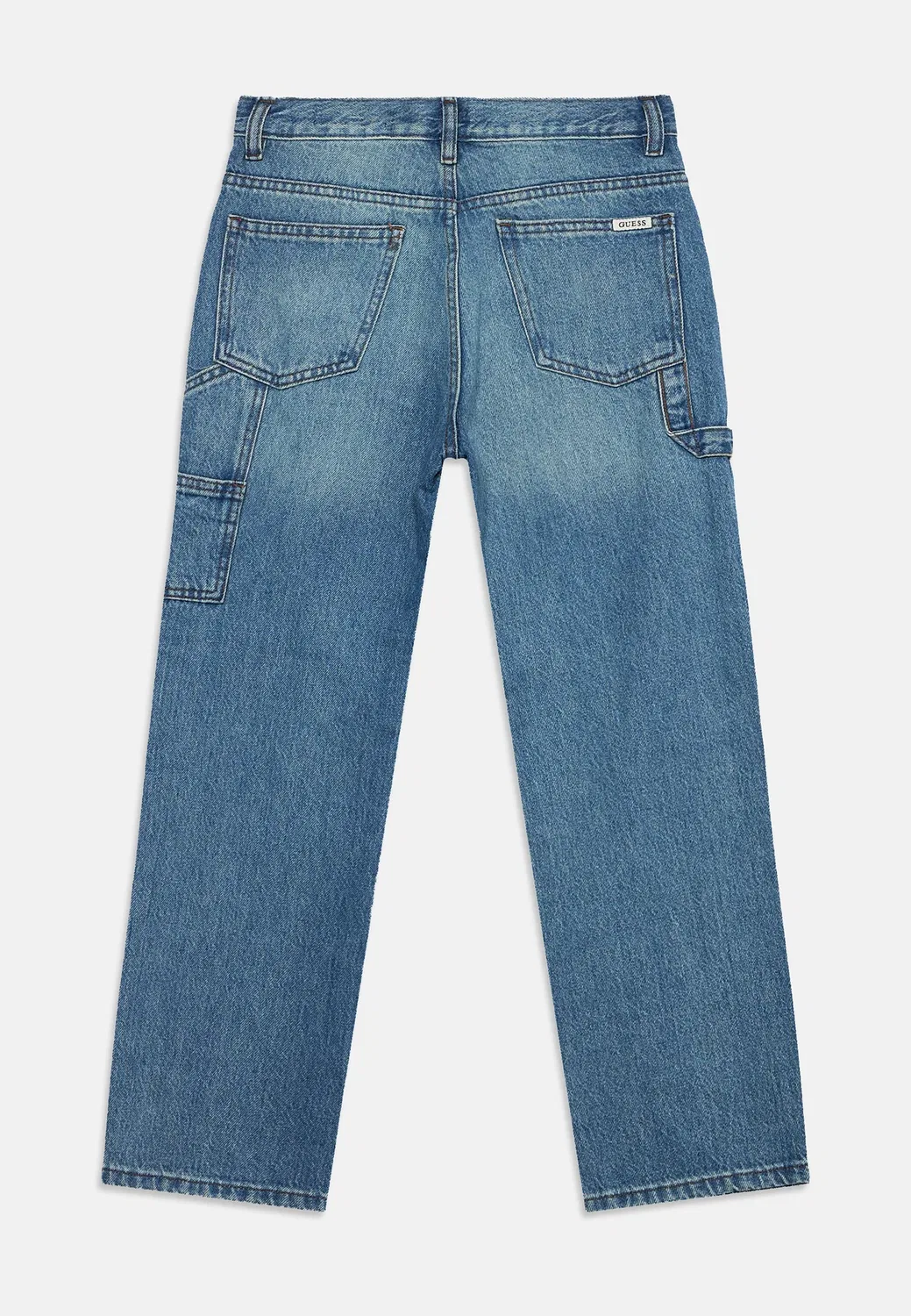 Унисекс джинсы свободного кроя для работы в непринужденной обстановке Guess, Vintage Worn Blue — фото 2