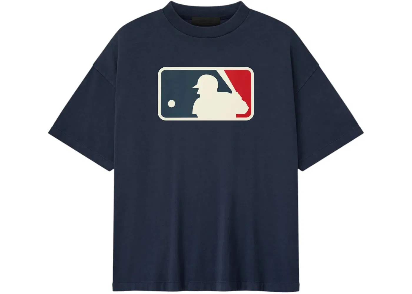 Мужская футболка с принтом Fear of God Essentials MLB 90's Tee, Midnight Navy