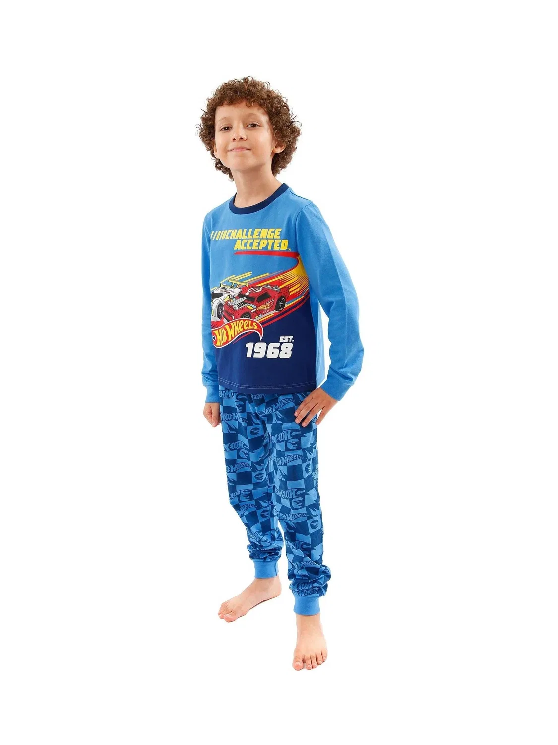 Пижама Hot Wheels Challenge Accepted Character, синий — фото 3